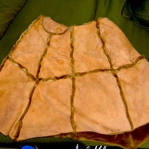 NEW!!! Ugg suede & fur lined cape